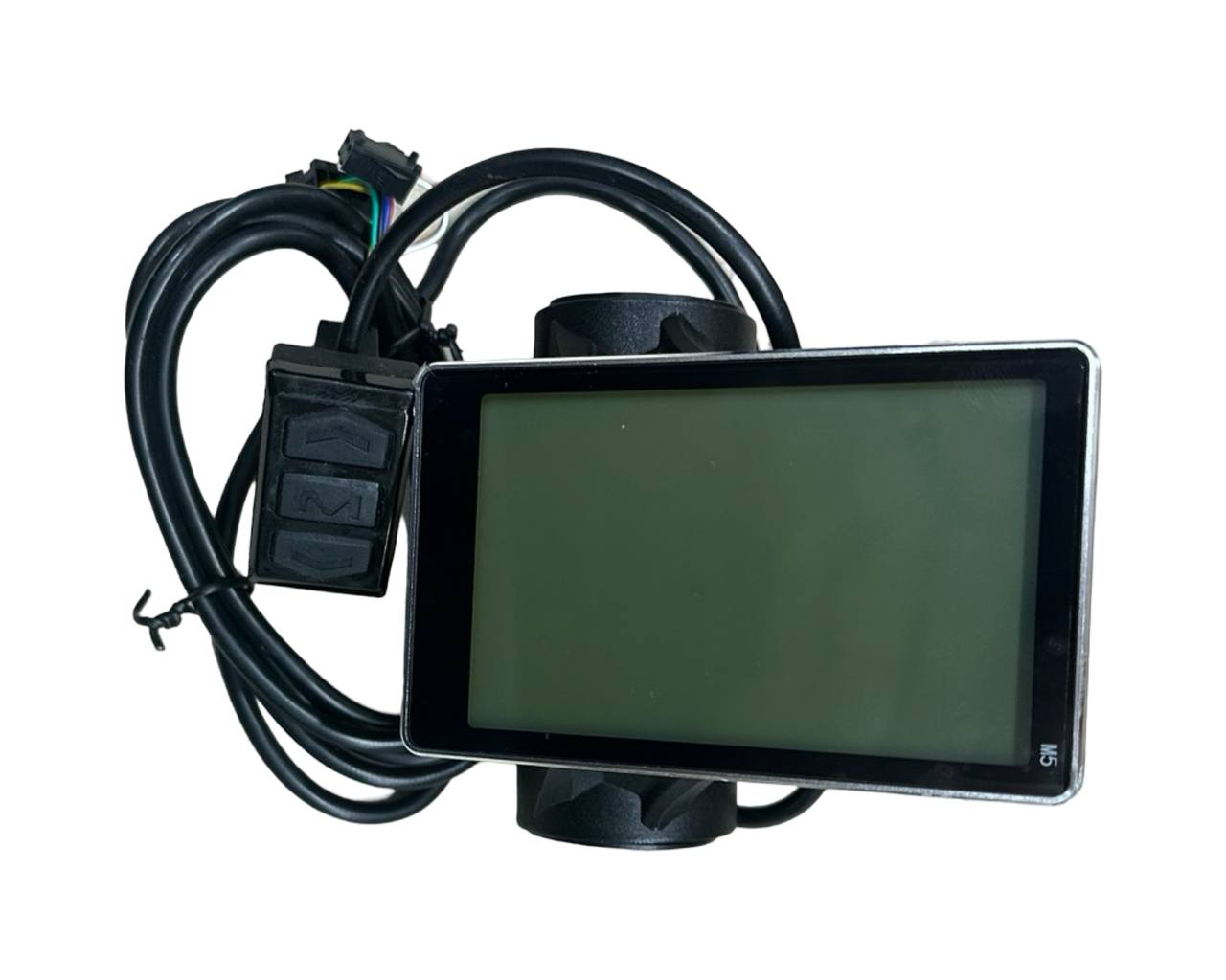 צג LCD דגם M5 עם יחידת שליטה בעלת 3 לחצנים לכידון לאופניים ולקורקינט חשמליים