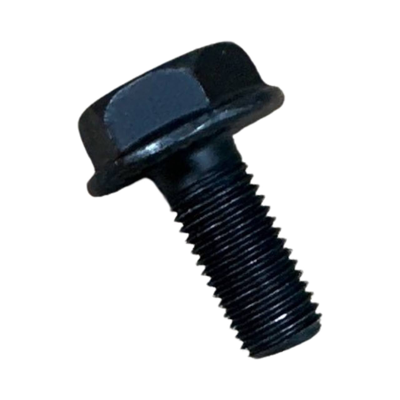 בורג משושה עם פלאנג' – black