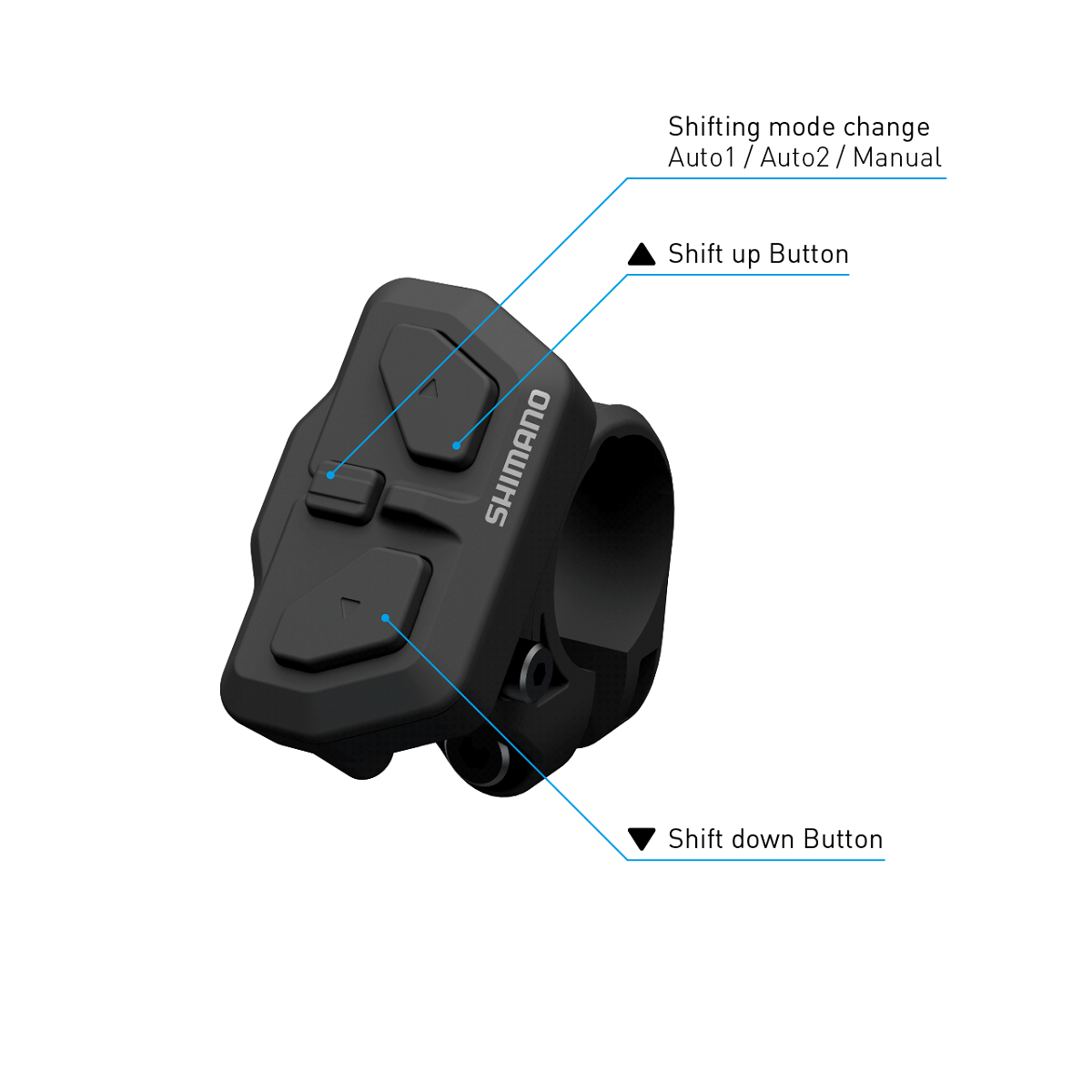Shimano (SW-EN600-R) Switch Right for Seis Shift w/o Electric Wire
