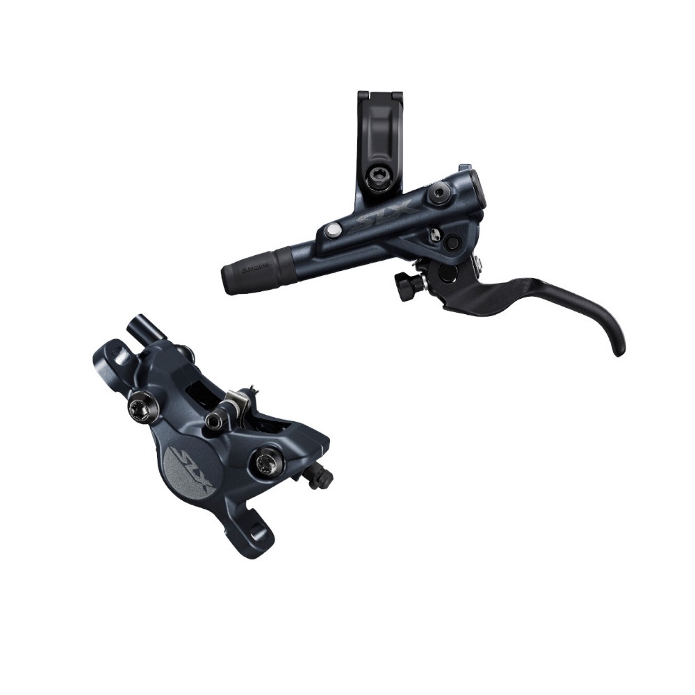Shimano (7100) SLX Disc Brake Left Front Assembled (Caliper, Lever, Resin Pad, w/o Fin, Hose)