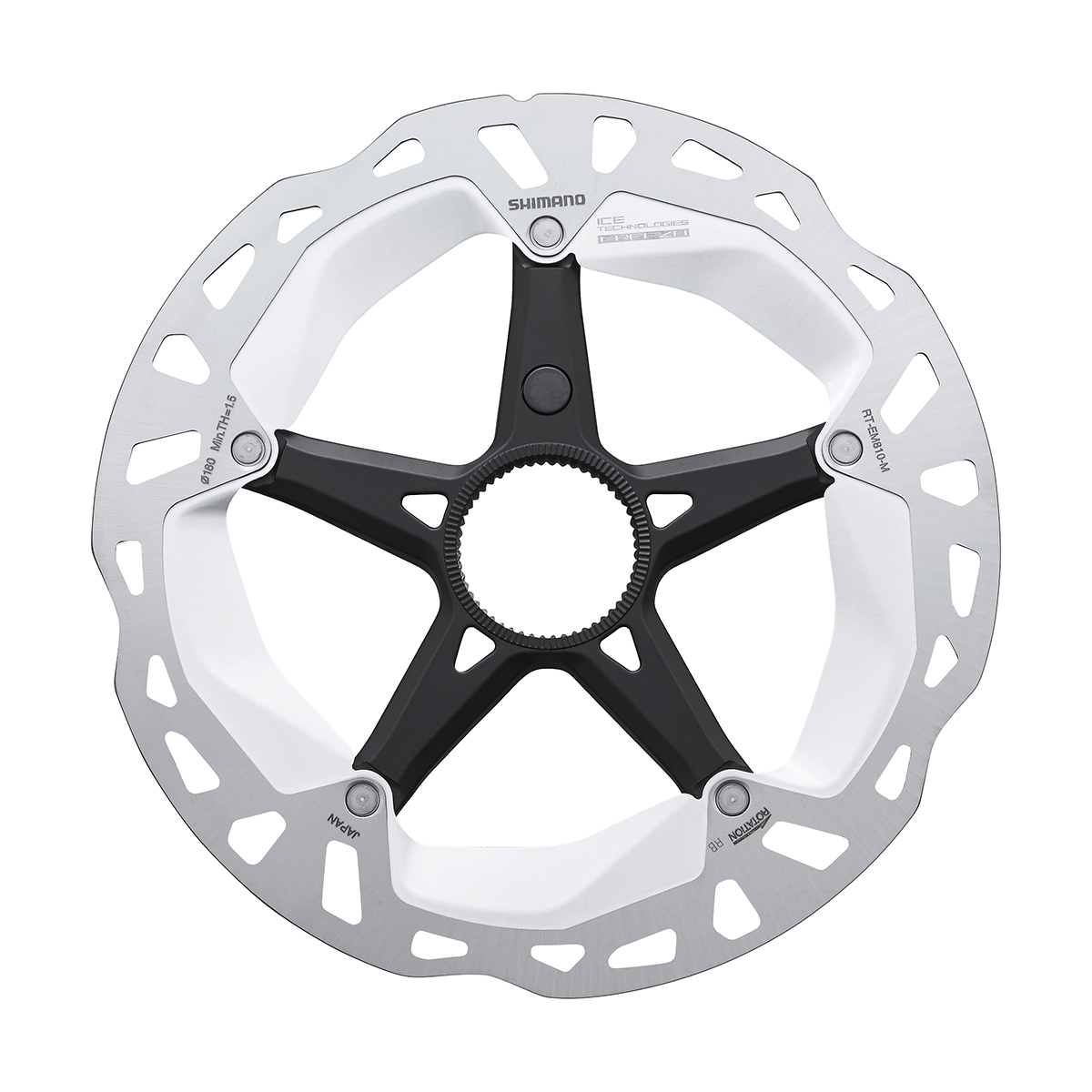 Shimano (RTEM810) Disc Rotor Unit for Lock Ring 180mm External